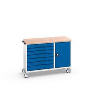 Underhållsbord Verso 7 lådor – bok – Bott