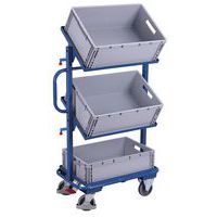 Vagn med europeiska standardbehållare 610x410 mm - Variofit
