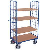 Hög vagn med 4 hyllor - serie SW