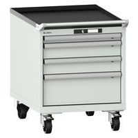 Mobil Verktygshurts 27x36E, 564 x 725 x 723 mm, 4 lådor - Lista