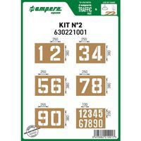 Set med stenciler nr 2 – Ampère - Ampere System