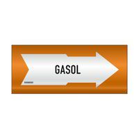 Rörmärkning AFS Gasol - Systemtext