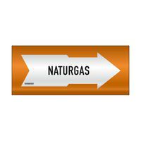 Rörmärkning AFS Naturgas - Systemtext