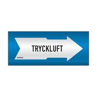 Rörmärkning AFS Tryckluft - Systemtext