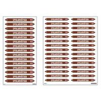 Rörmärkning Spolarvätska - Systemtext