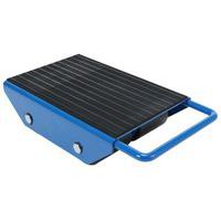 Maskinskridsko med fasta hjul, kapacitet 3 000 kg - Manutan Expert