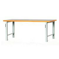 Arbetsbänk Cubio Combi - Bredd 200 cm - polyrey - Bott