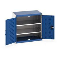 Skåp med perforerade slagdörrar Cubio SMF – Bott