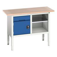 Arbetsbänk monoblock Verso 1250x600x830-930mm - Bott