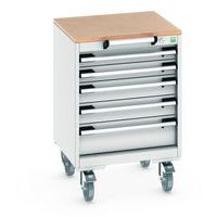 Mobilt lådskåp Cubio SLR-556-5.1 - Bott