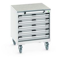 Mobilt lådskåp Cubio SLR-666-5.3 - Bott