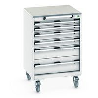 Mobilt lådskåp Cubio SLR-668-6.1 - Bott