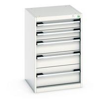 Skåp med 5 lådor Cubio 800x525x525 mm – Bott
