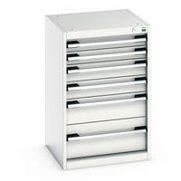 Skåp med 6 lådor Cubio 800x525x525 mm – Bott