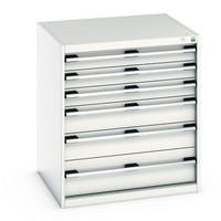 Skåp med lådor Cubio – 900x800x750 mm – Bott