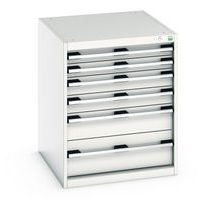 Skåp med lådor Cubio 800x650x750 mm – Bott