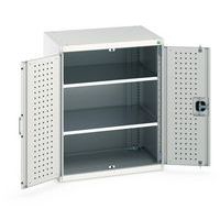 Skåp Cubio 2 perforerade dörrar H1000mm - Bott