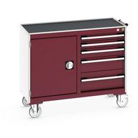 Verkstadsvagn Cubio små lådor - 1050x525x885mm - Bott