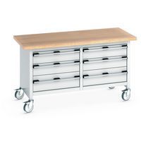 Arbetsbänk mobil monoblock med lådor – Bott