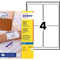 Standardetikett - bläckstråleutskrift - Avery