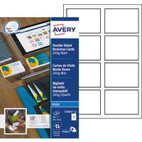 Visitkort - släta kanter - Avery