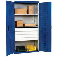 Skåp kraftigt kombinerat Cubio 1050x650x2000 mm – Bott
