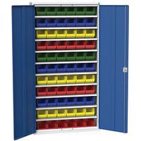 Skåp Verso 1050x350x2000mm med 66 backar – Bott