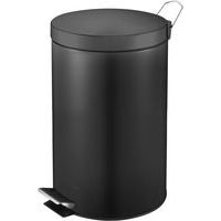 Papperskorg med pedal 3L till 30L, Volym: 12 L, Öppning: Med pedal, Material: Metall, Soptunna