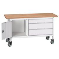 Arbetsbänk mobil Verso 1500x600 M14 – Bott
