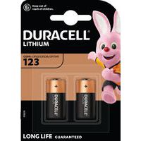 CR123 litiumbatteri – förpackning med 2 st – Duracell