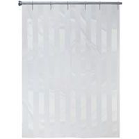 Duschdraperi vitt - Ton-i-ton - Polyester - Arvix