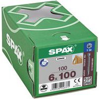 Låda med 100 träskruvar cylindriskt huvud TX Ø 6 mm - Spax