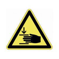 Varningsskyltar - Klämrisk av händer