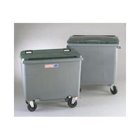 Avfallsbehållare i återvunnen plast 660-1000 L