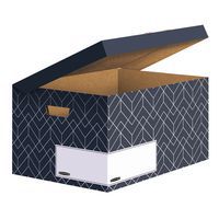 Stor låda för Decor Flip Top-arkiveringslåda – Bankers Box