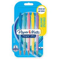 Flexgrip Ultra indragbar penna – blisterförpackning med 5 st – Papermate