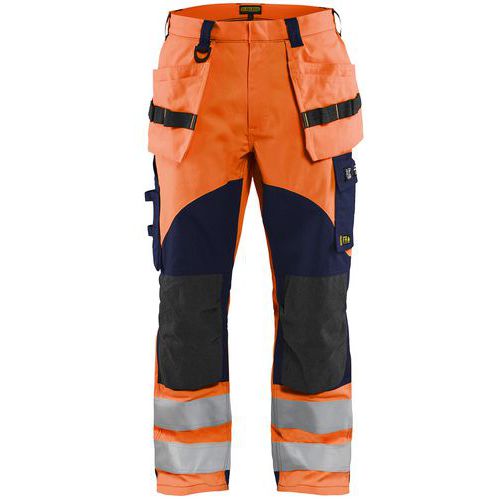 Byxa Multinorm Inherent Varselorange/Marinblå