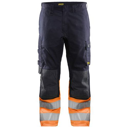 Byxa Multinorm Inherent Marinblå/Varselorange