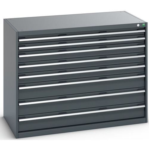 Skåp med 8 lådor för tung last 1300x750x1000mm - Bott