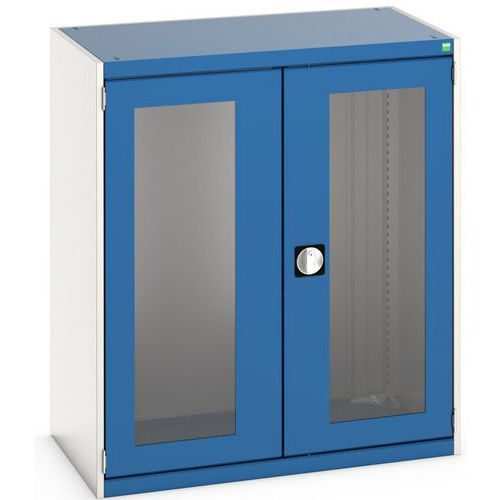Skåp Cubio med transparenta dörrar 1050x650x1200 mm – Bott