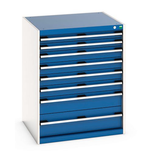 Skåp med 8 lådor för tung last 800x750x1000mm - Bott