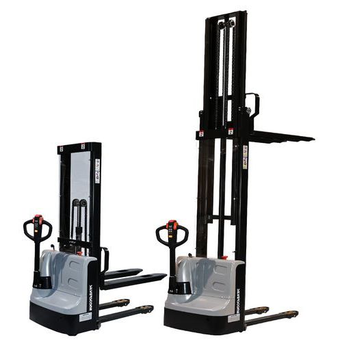 Kompakt fullelektrisk staplare, 1200 kg - Silverstone