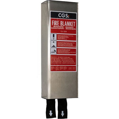 Brandfilt rostfritt stål, 150x180 cm - CGS Brandfilt rostfritt stål, 150x180 cm - CGS