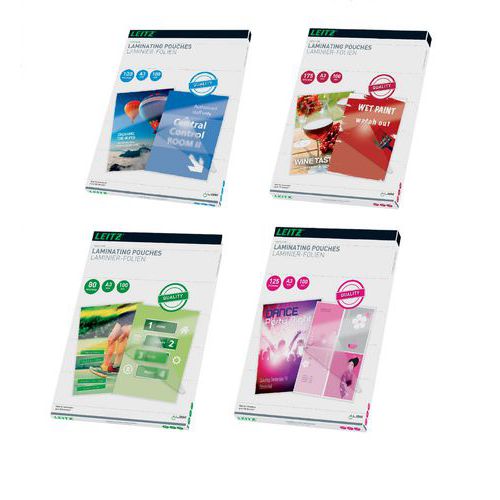 Laminat lågvärme A3 blank, 100/fp - Leitz