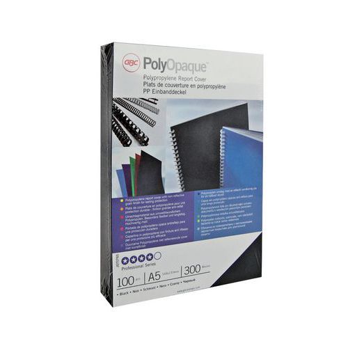 Inbindningsomslag PolyOpaque PP, A4, 300 µ - GBG