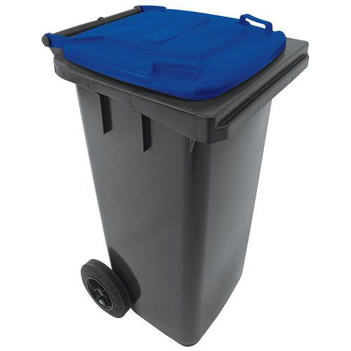 Mobil källsorteringsbehållare - 120 L - Manutan Expert