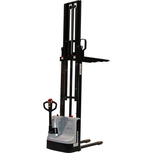 Fullelektrisk staplare med litiumbatteri, 4000 mm - Silverstone