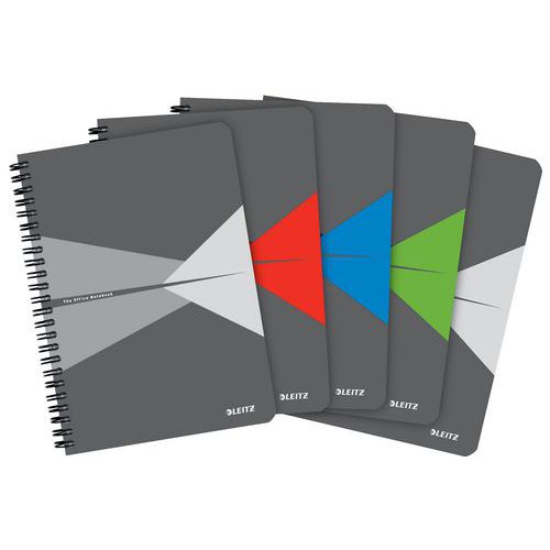 Anteckningsbok Office PP A5 linjerat mix - Leitz