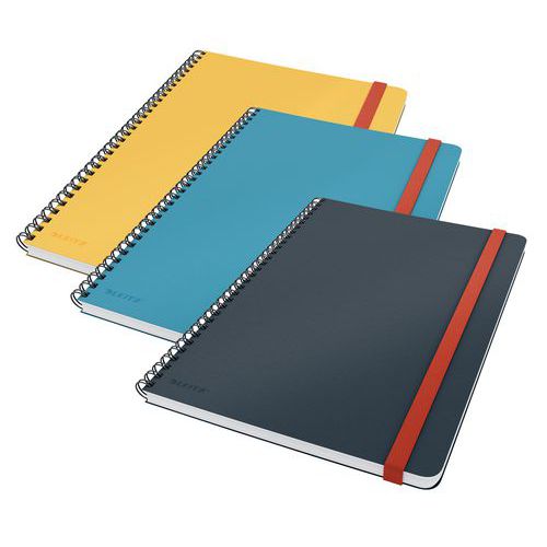 Spiralblock Cosy L linjerat, B5 - Leitz