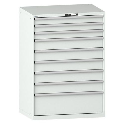 Verktygshurts 54x36E, 1023x725x1450 mm, 9 lådor - Lista